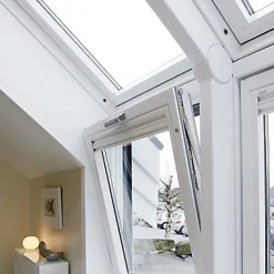 Verrière d'angle à souflet Velux VFE Tout confort bois MK35 2057 78 x h.95 cm