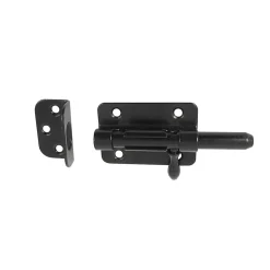 Verrou de box Afbat porte de cadenas noir ø16 mm
