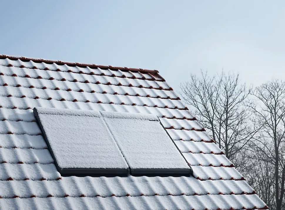 Volet roulant rigide pour fenêtre de toit, gris anthracite, à énergie solaire, l.134 x H.140 cm, Velux SSL UK08 0000S