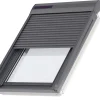 Volet roulant rigide pour fenêtre de toit, gris anthracite, à énergie solaire, l.78 x H.140 cm, Velux SSL MK08 0000S