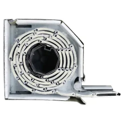 Volet roulant solaire aluminium blanc - ouverture motorisée - Fortia - l.120 x H.135 cm