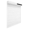 Volet roulant solaire aluminium blanc - ouverture motorisée - Fortia - l.100 x H.135 cm