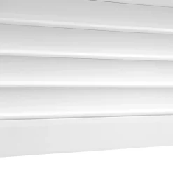 Volet roulant solaire aluminium blanc - ouverture motorisée - Fortia - l.100 x H.135 cm