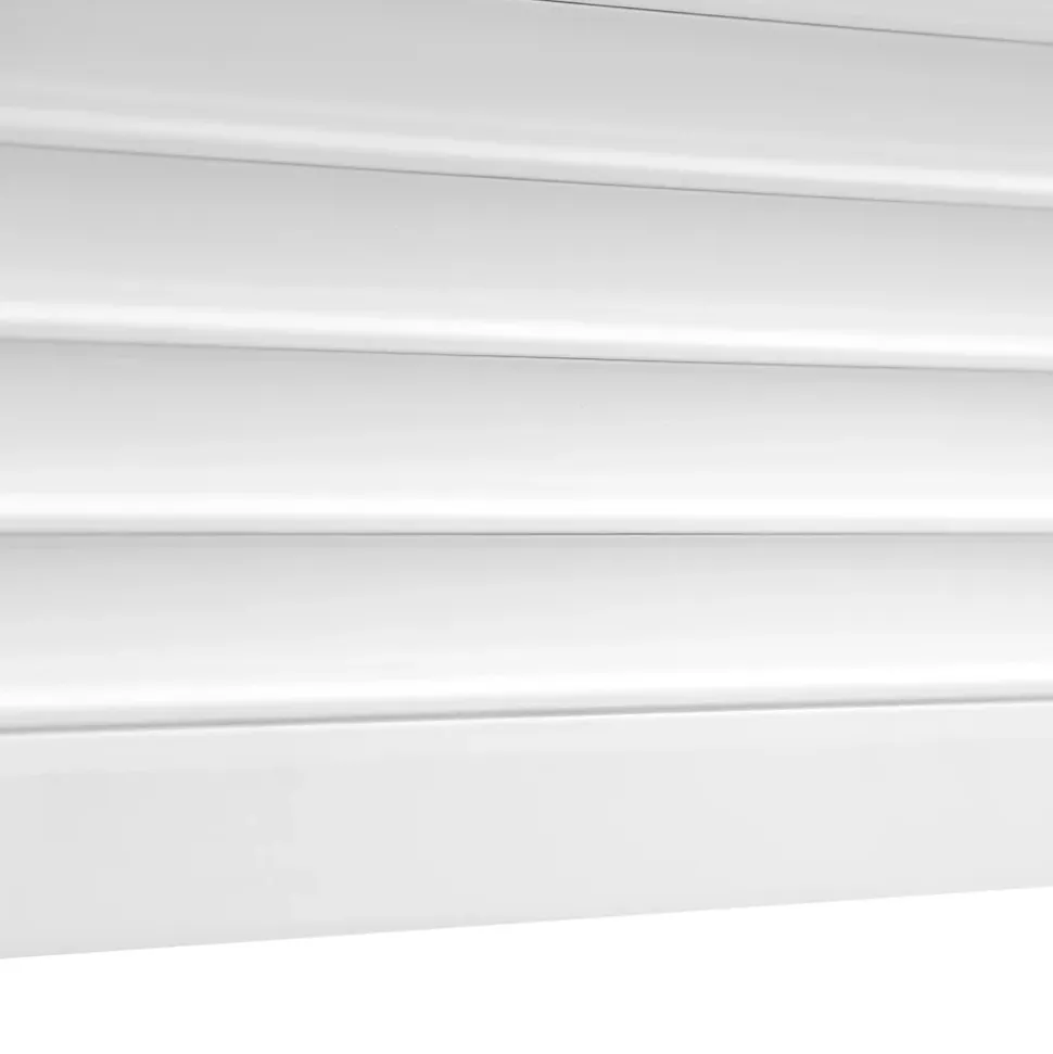 Volet roulant solaire aluminium blanc - ouverture motorisée - Fortia - l.100 x H.135 cm