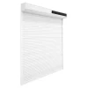 Volet roulant solaire aluminium blanc - ouverture motorisée - Fortia - l.90 x H.155 cm