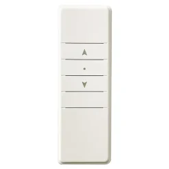 Volet roulant solaire aluminium blanc - ouverture motorisée - Fortia - l.90 x H.155 cm