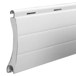 Volet roulant solaire aluminium blanc - ouverture motorisée - Fortia - l.90 x H.155 cm