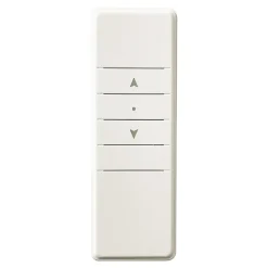 Volet roulant solaire aluminium blanc - ouverture motorisée - Fortia - l.120 x H.125 cm