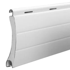 Volet roulant solaire aluminium blanc - ouverture motorisée - Fortia - l.120 x H.125 cm