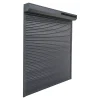 Volet roulant solaire aluminium anthracite - ouverture motorisée - Fortia - l.80 x H.205 cm