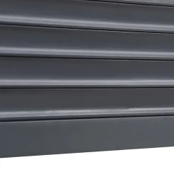 Volet roulant solaire aluminium anthracite - ouverture motorisée - Fortia - l.80 x H.205 cm