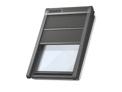 Volet roulant souple pour fenêtre de toit, gris anthracite, à énergie solaire, l.114 x H.118 cm, Velux SSS SK06 0000S