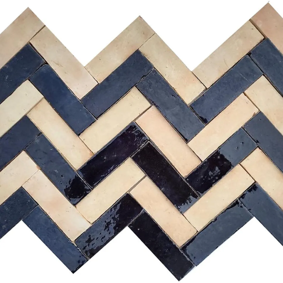 Véritable BEJMAT artisanal marocain 4.5 x 14.5 cm NATUREL