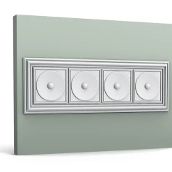 W120 AUTOIRE - Panneau Mural Encadrement Soubassement 3d - 150x50x3,2cm (L x l x h) Orac Decor A l'unité