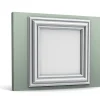 W121 AUTOIRE - Panneau Mural Encadrement Soubassement 3d - 50x50x3,2cm (L x l x h) Orac Decor A l'unité