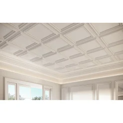 W121 AUTOIRE - Panneau Mural Encadrement Soubassement 3d - 50x50x3,2cm (L x l x h) Orac Decor A l'unité