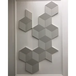 W100 ROMBUS - élément décoratif pour former des motifs et des combinaisons - 25.8x15x2,9cm (L x l x h) Orac Decor A l'unité