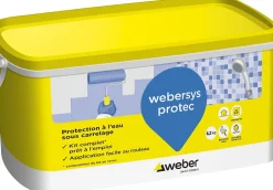 weber.sys protec ( kit de 6 m², seaux de 7 kg, 20 kg) - SYS PROTECT KIT 6m²
