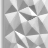 8x - 4m2 panneaux muraux 3D en polystyrène XPS flexibles 100 x 50 cm Revêtement mural et de plafond moderne Brillant White