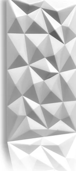 8x - 4m2 panneaux muraux 3D en polystyrène XPS flexibles 100 x 50 cm Revêtement mural et de plafond moderne Brillant White