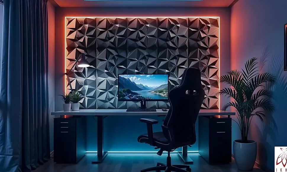 16x - 4m2 panneaux muraux 3D en polystyrène XPS flexibles 50 x 50 cm Revêtement mural et de plafond moderne Rubin Black