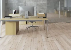 20x120 Tonella Cream Carrelage Parquet Rectifié R10 - Allocarrelage